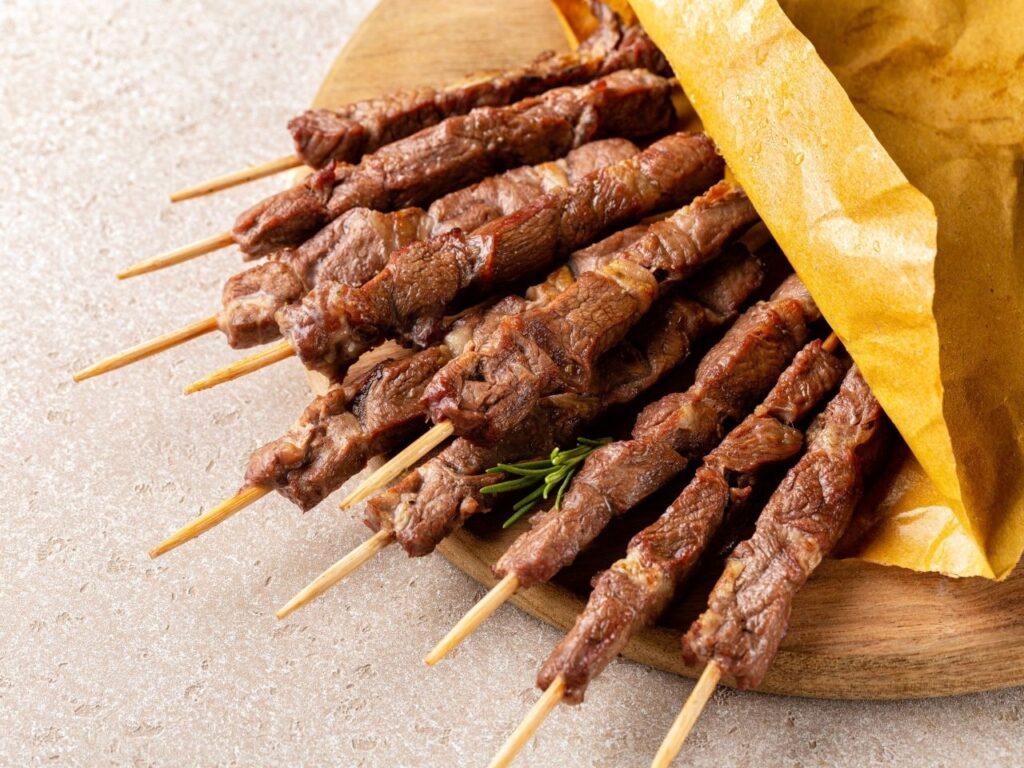 foto ristorante con arrosticini